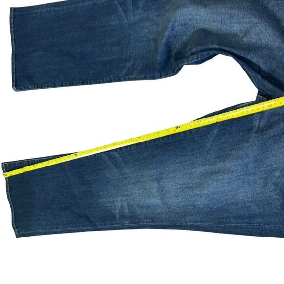 Lucky Brand Dark Wash Flared Sweet Low Rise Jeans Women's 10 Preppy Classic Y2K - Picture 8 of 10